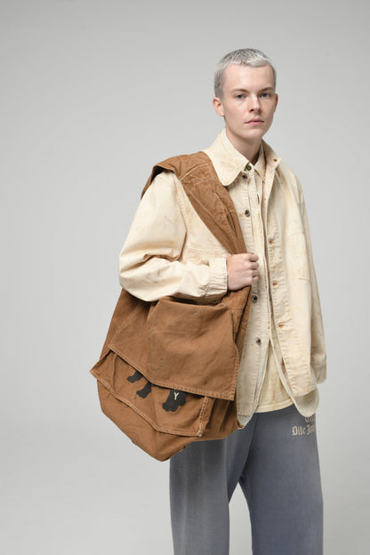 BOWWOW THE BOW WOW JOURNAL NEWSPAPER BAG AGED-BROWN