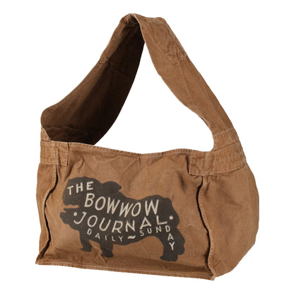 BOWWOW THE BOW WOW JOURNAL NEWSPAPER BAG AGED-BROWN