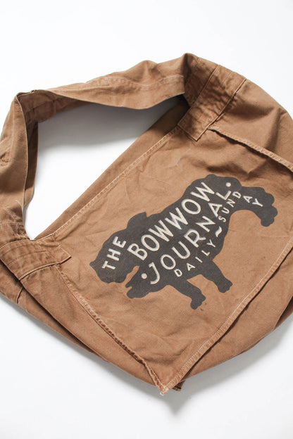 BOWWOW THE BOW WOW JOURNAL NEWSPAPER BAG AGED-BROWN