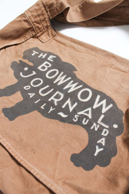 BOWWOW THE BOW WOW JOURNAL NEWSPAPER BAG AGED-BROWN