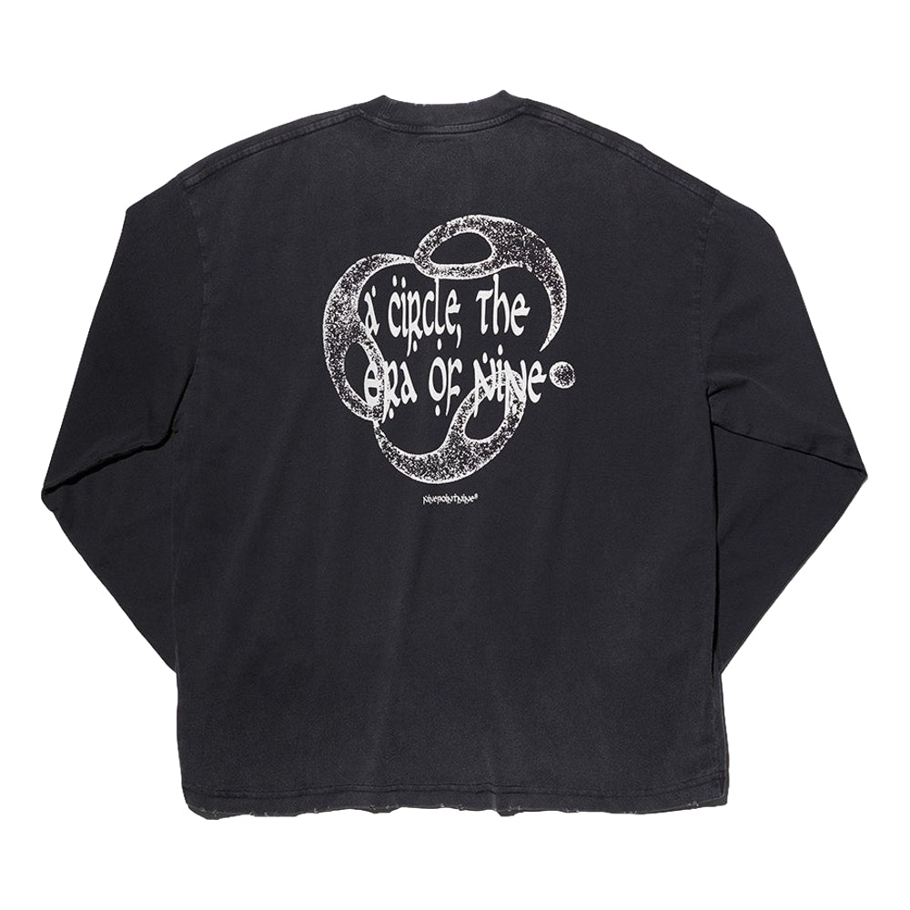 NINE POINT NINE "THE ERA OF NINE" LS TEE-BLACK