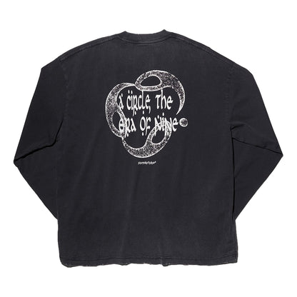 NINE POINT NINE "THE ERA OF NINE" LS TEE-BLACK
