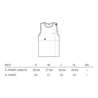 NINE POINT NINE THE SPIRAL TANK TOP-BROWN
