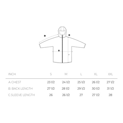 NINE POINT NINE THE SUN 3L SHELL JACKET-TECHNICAL GRAY