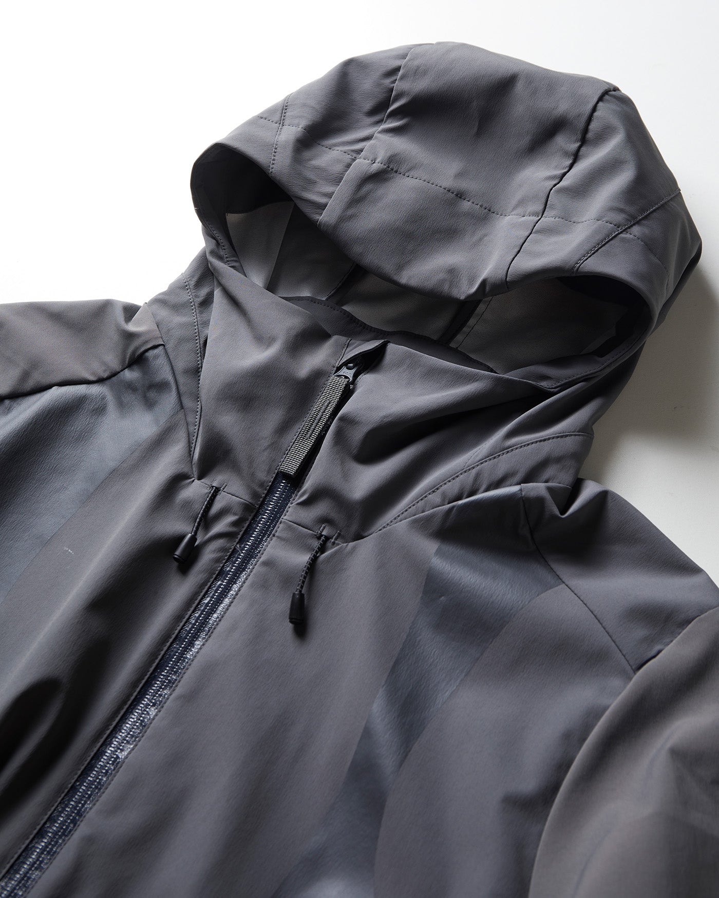 NINE POINT NINE THE SUN 3L SHELL JACKET-TECHNICAL GRAY