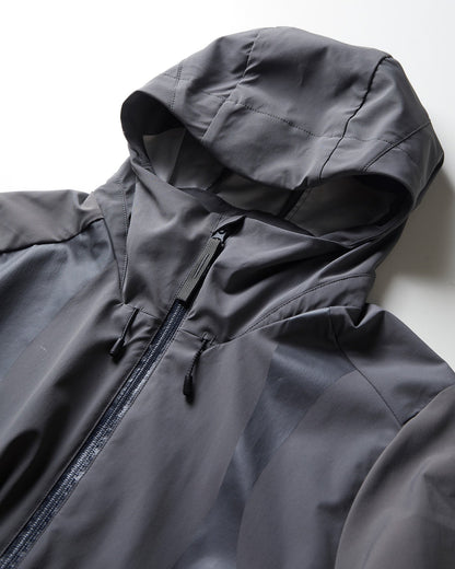 NINE POINT NINE THE SUN 3L SHELL JACKET-TECHNICAL GRAY