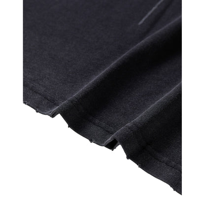 NINE POINT NINE "THE SUN" LS TEE-BLACK