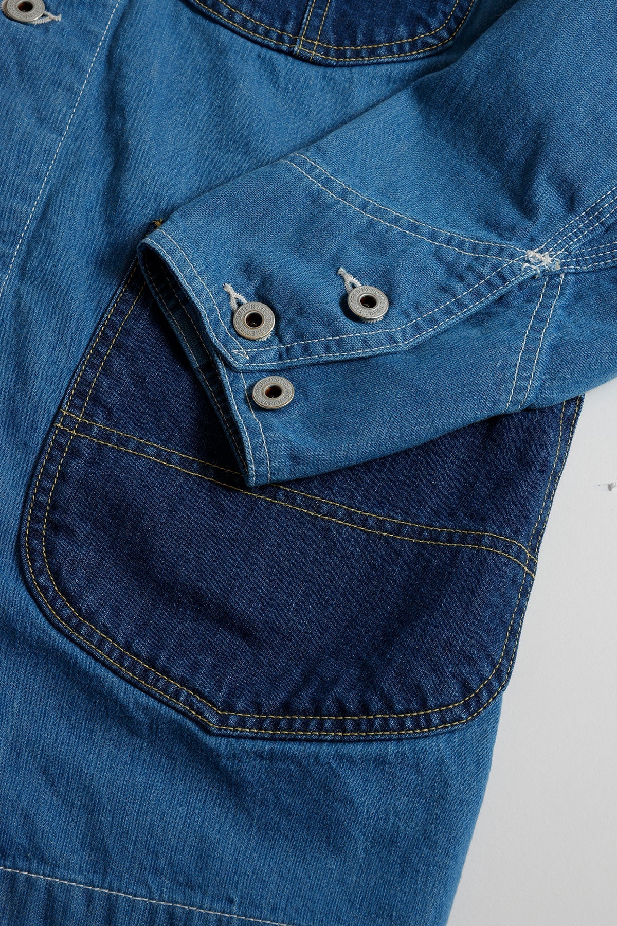 FUNDAMENTAL THIRD JACKET COVERALL 3YR WASH-INDIGO