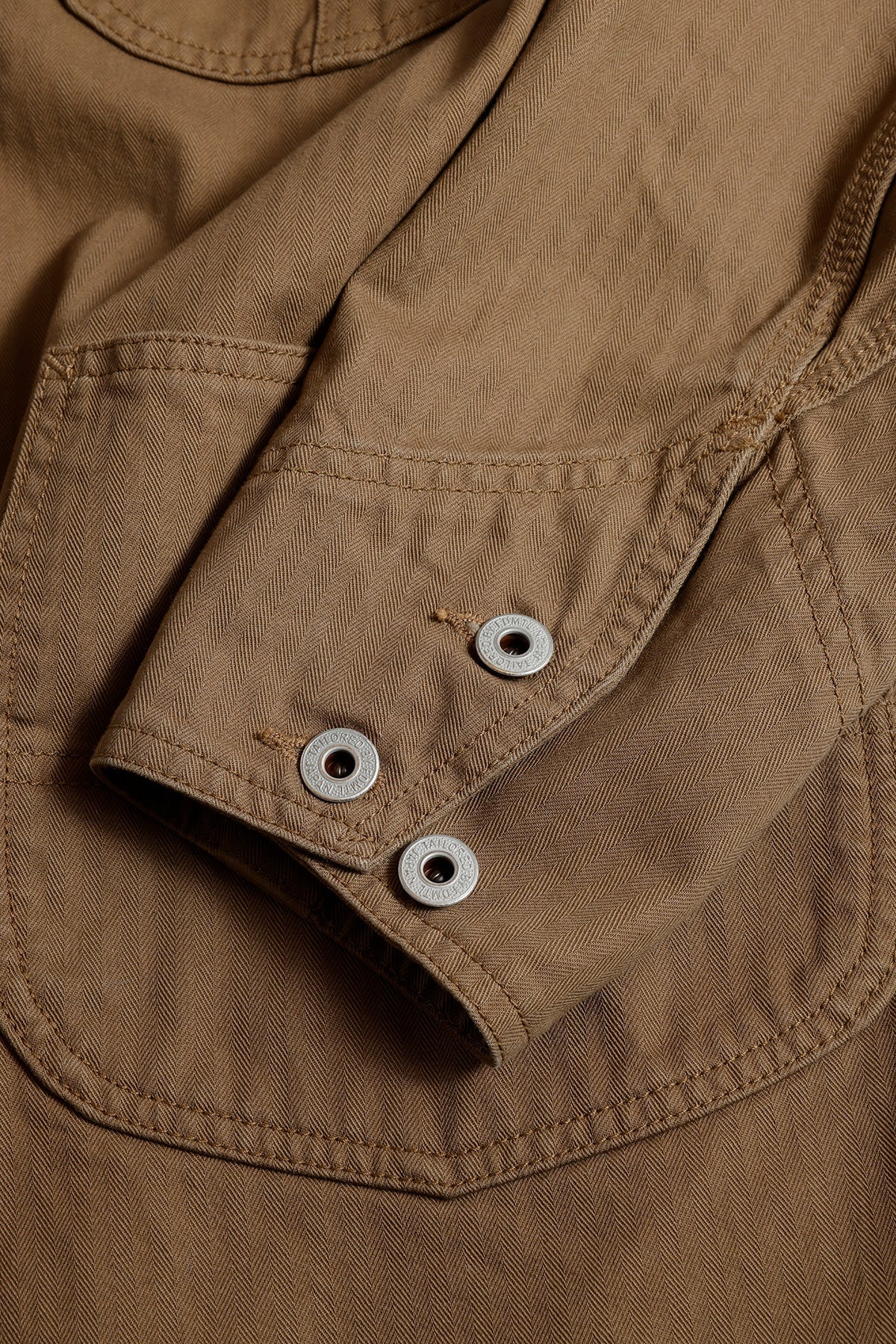 FUNDAMENTAL THIRD JACKET COVERALL RINSE-BROWN