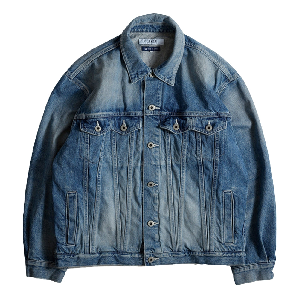 FUNDAMENTAL THIRD THIRD JACKET 3YR WASH-INDIGO
