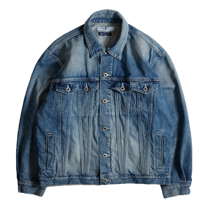 FUNDAMENTAL THIRD THIRD JACKET 3YR WASH-INDIGO