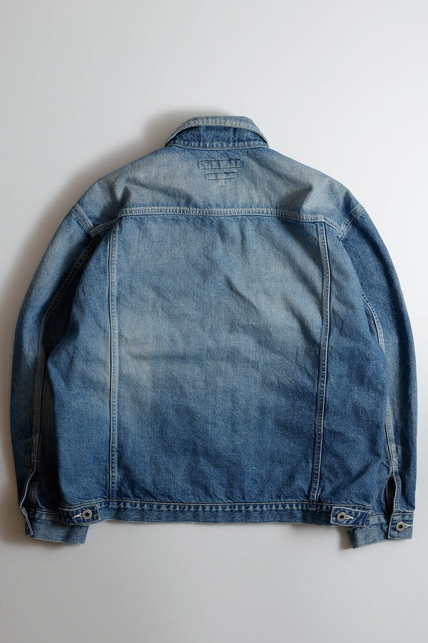 FUNDAMENTAL THIRD THIRD JACKET 3YR WASH-INDIGO