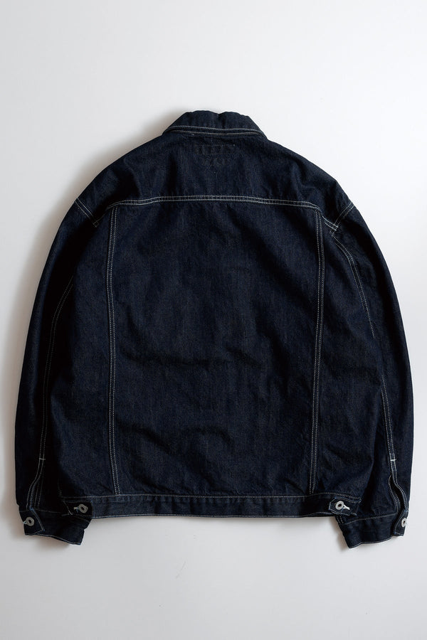FUNDAMENTAL THIRD THIRD JACKET RINSE-INDIGO