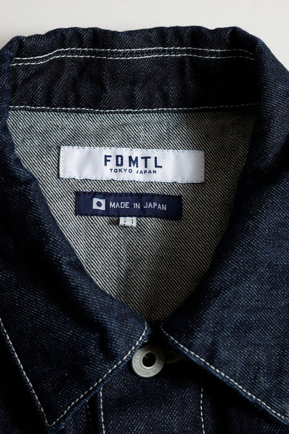 FUNDAMENTAL THIRD THIRD JACKET RINSE-INDIGO