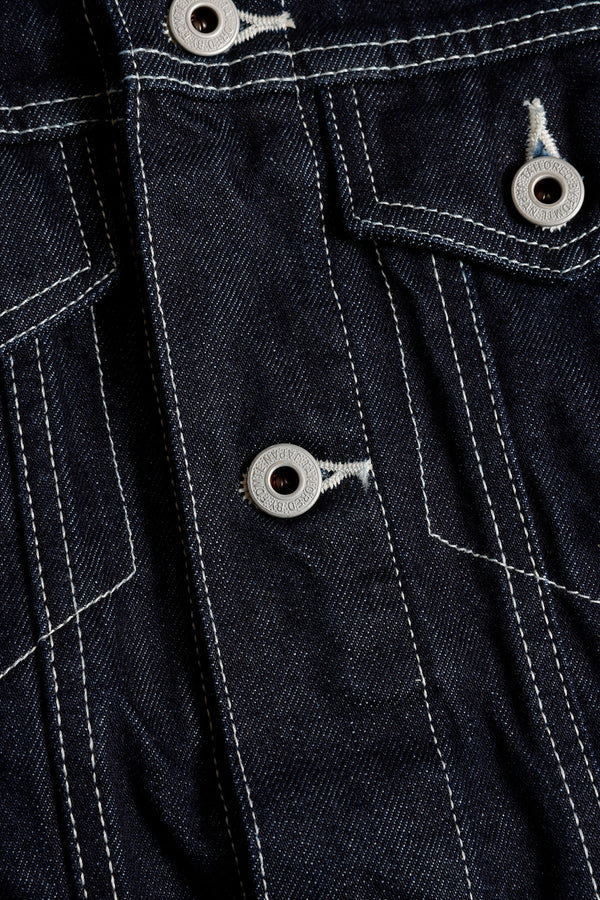 FUNDAMENTAL THIRD THIRD JACKET RINSE-INDIGO