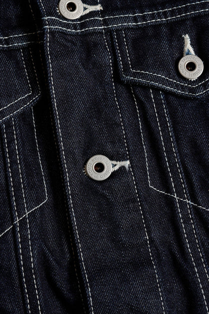 FUNDAMENTAL THIRD THIRD JACKET RINSE-INDIGO