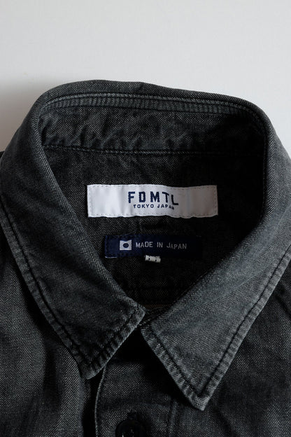 FUNDAMENTAL THIRD THIRD SHIRT 3YR WASH-BLACK