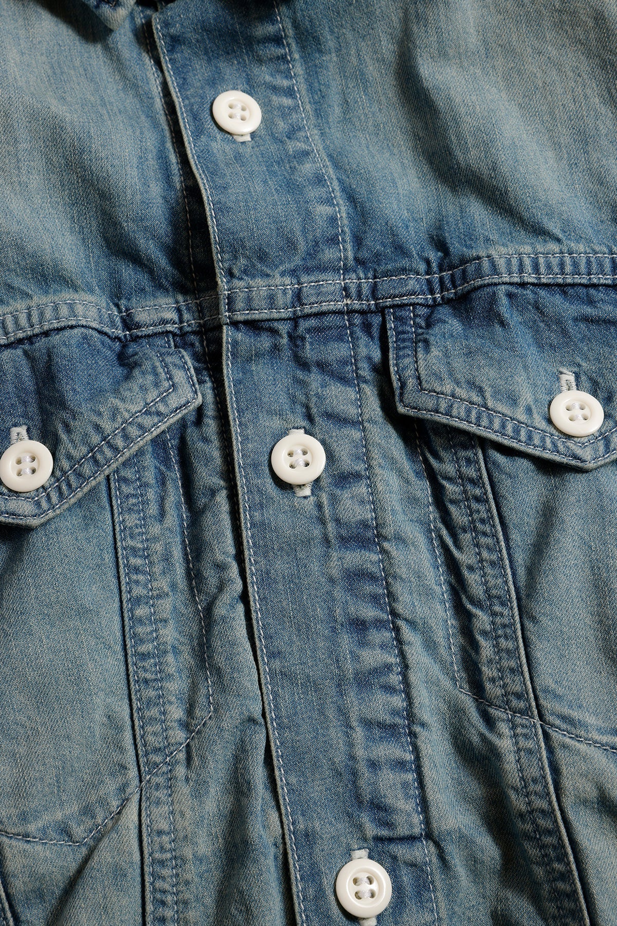 FUNDAMENTAL THIRD THIRD SHIRT 3YR WASH-INDIGO