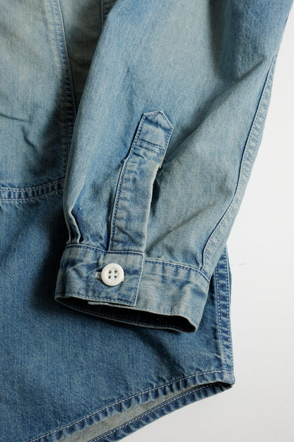 FUNDAMENTAL THIRD THIRD SHIRT 3YR WASH-INDIGO