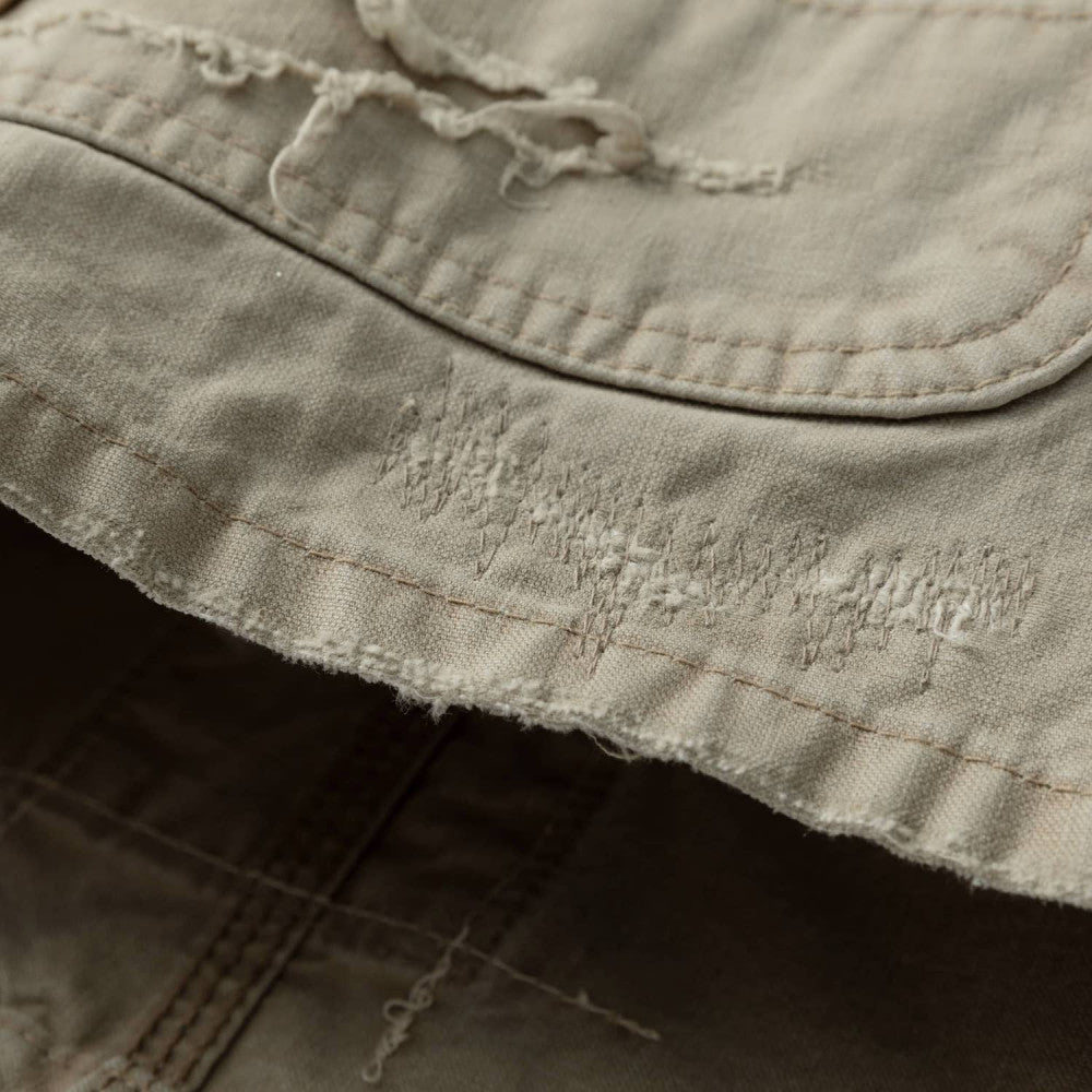 MADNESS THRASHED WORK JACKET. REGULAR (MADE IN JAPAN)-BEIGE