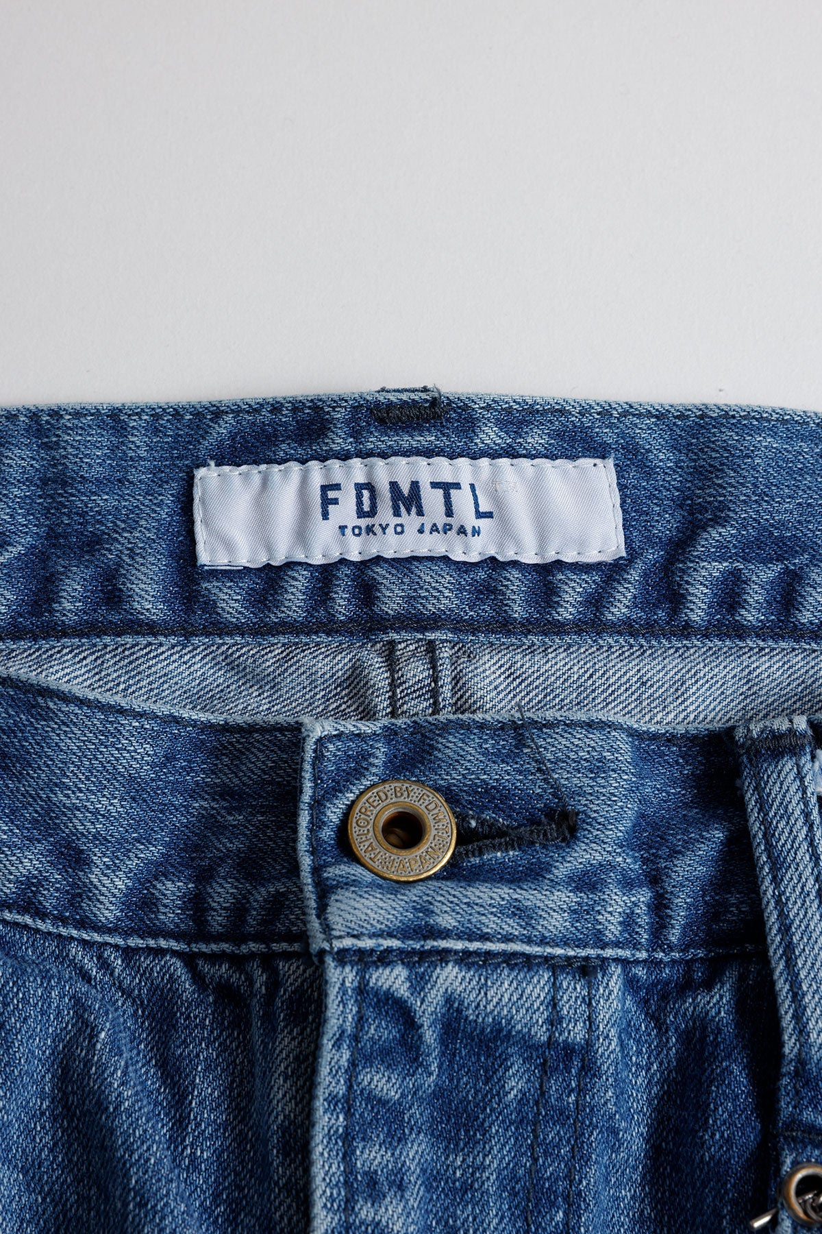 FUNDAMENTAL TIGER SASHIKO PANTS 3YR WASH-INDIGO