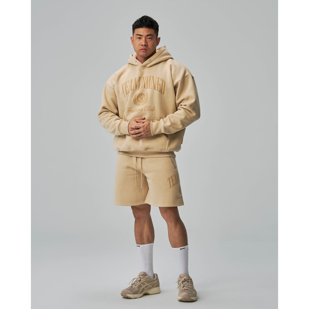 FLOCK BADGE LOOSE-FIT SHORTS