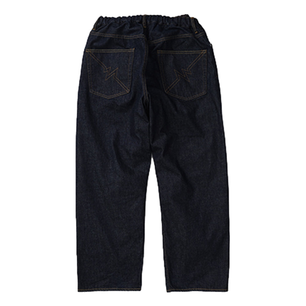 WHIZLIMITED TRACK DENIM PANTS-BLUE