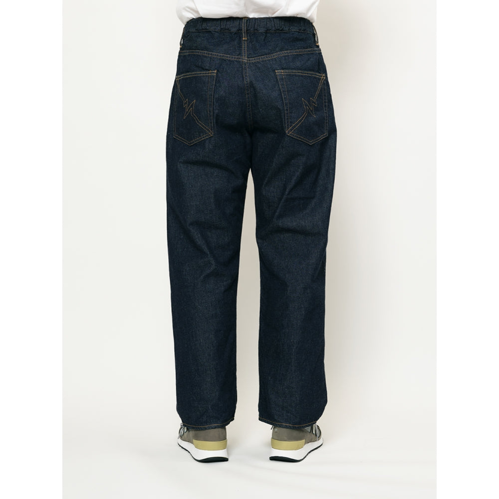 WHIZLIMITED TRACK DENIM PANTS-BLUE