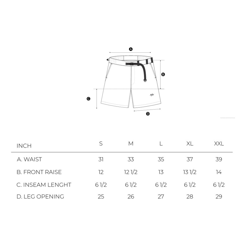 NINE POINT NINE TRIBUTARY BREATHE SHORTS-GREY