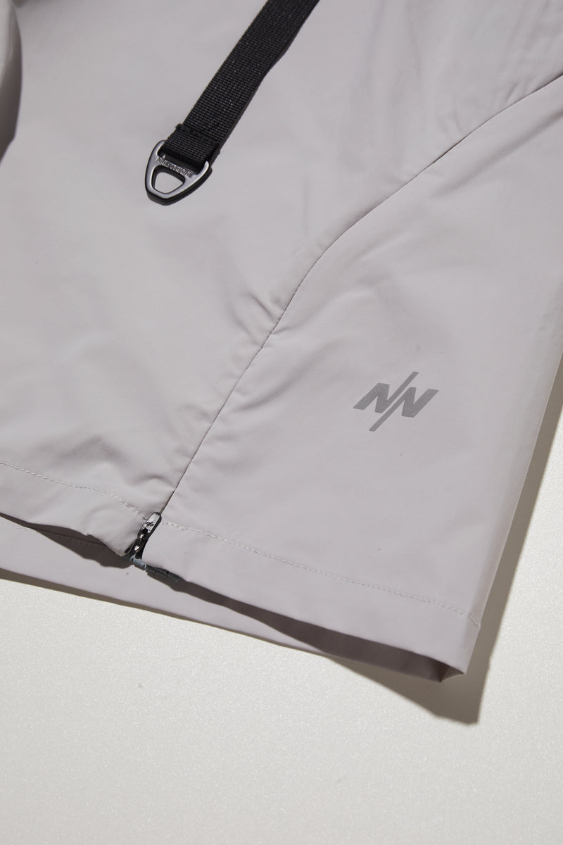 NINE POINT NINE TRIBUTARY BREATHE SHORTS-IVORY