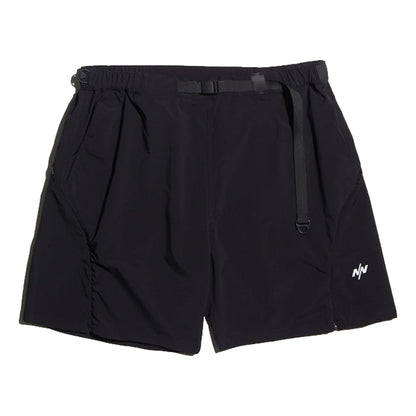 NINE POINT NINE TRIBUTARY BREATHE SHORTS-BLACK