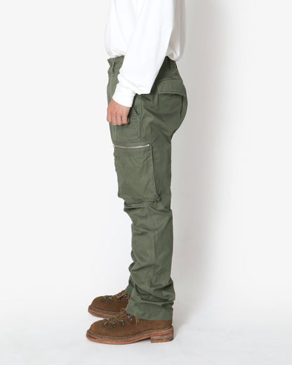 NONNATIVE TROOPER 6P TROUSERS COTTON GABARDINE-OLIVE