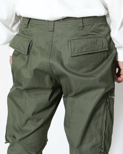 NONNATIVE TROOPER 6P TROUSERS COTTON GABARDINE-OLIVE