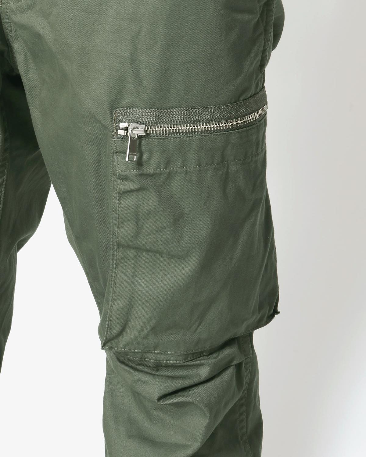 NONNATIVE TROOPER 6P TROUSERS COTTON GABARDINE-OLIVE