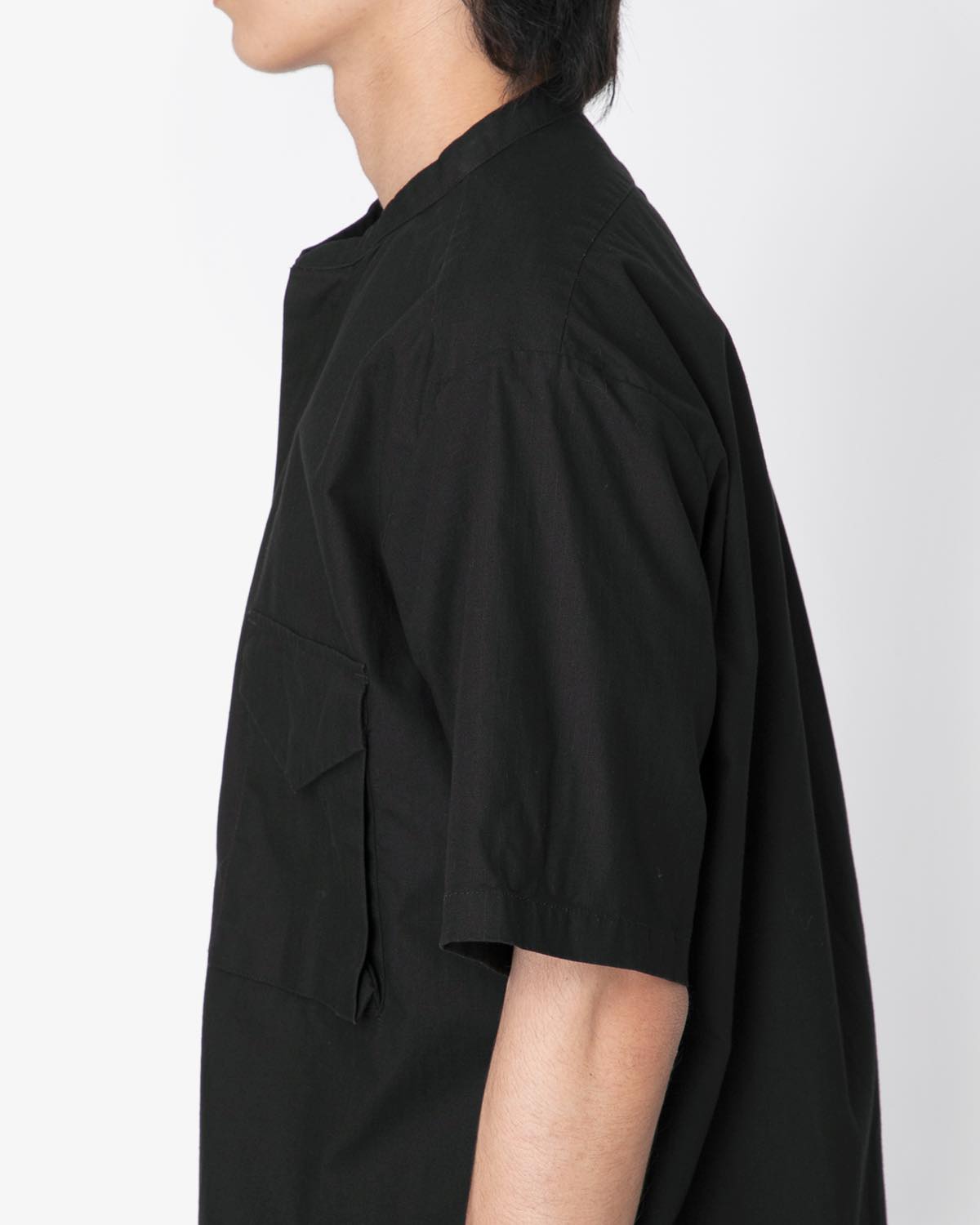 NONNATIVE TROOPER S/S SHIRT COTTON RIPSTOP-BLACK
