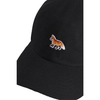 MAISON KITSUNE U BABY FOX 6P CAP-BLACK