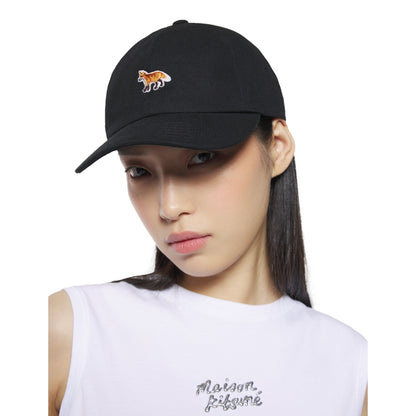 MAISON KITSUNE U BABY FOX 6P CAP-BLACK