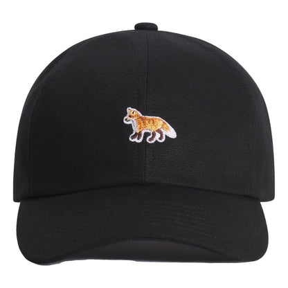 MAISON KITSUNE U BABY FOX 6P CAP-BLACK