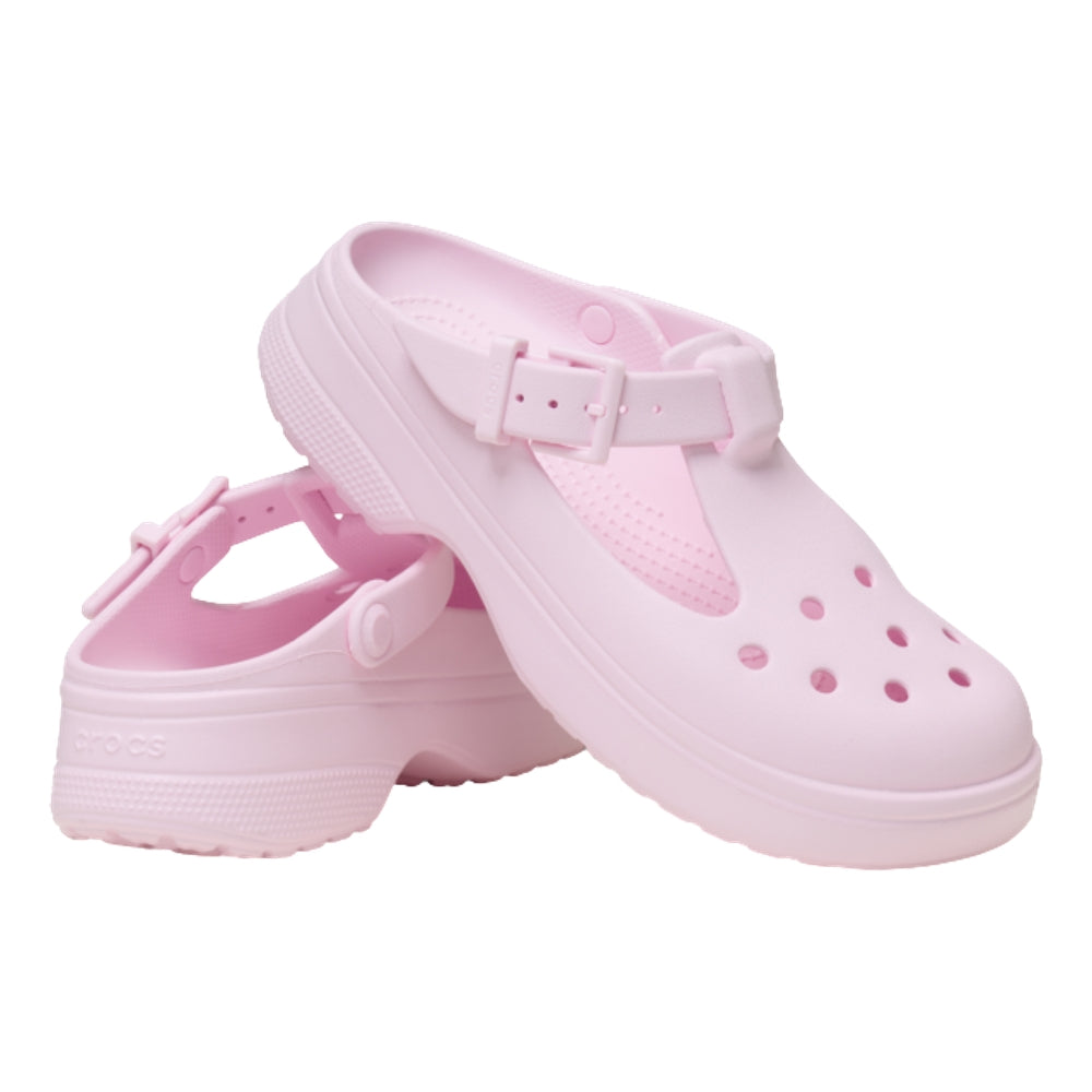 CROCS UNISEX CLASSIC MARY JANE CLOG-PINK MILK