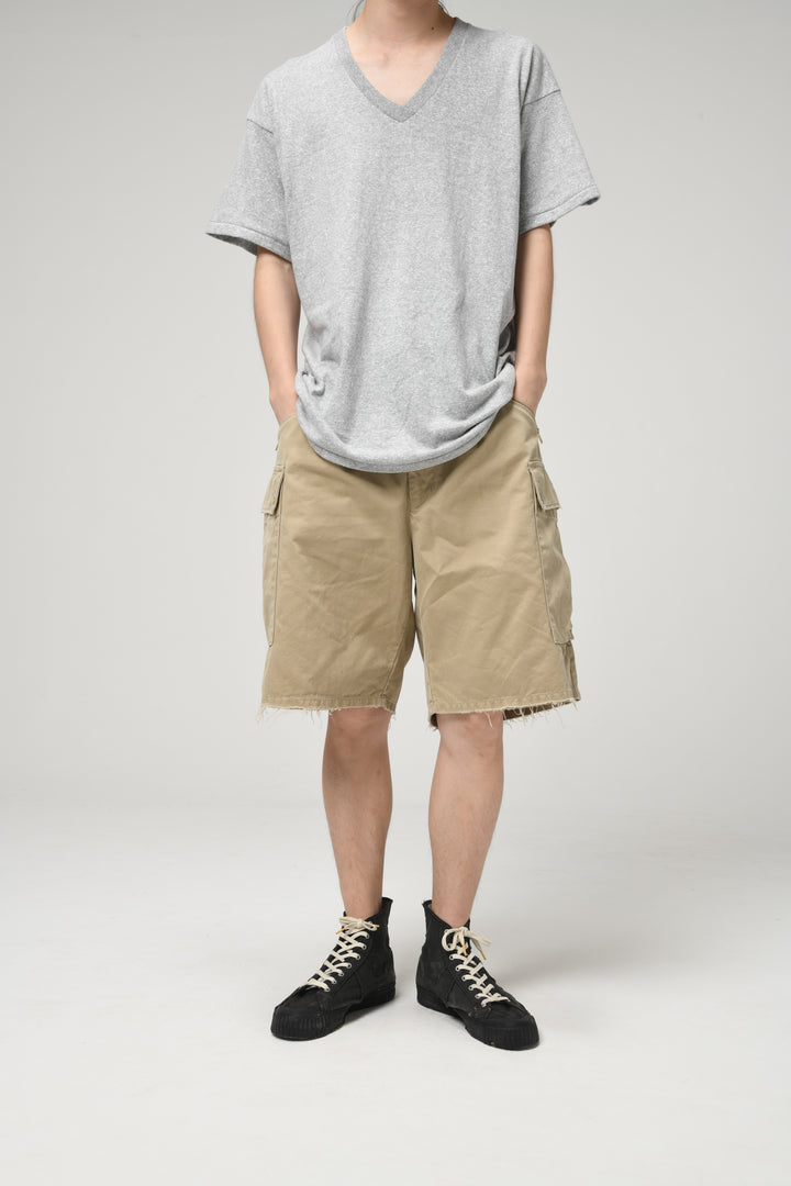 BOWWOW US ARMY MOUTAIN TROOPER SHORTS AGED-BEIGE
