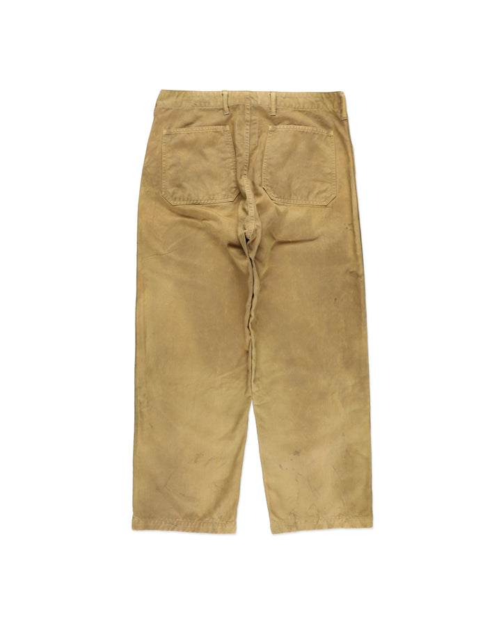 BOWWOW USMC P-41 HBT TROUSERS AGED-OLIVE YELLOW