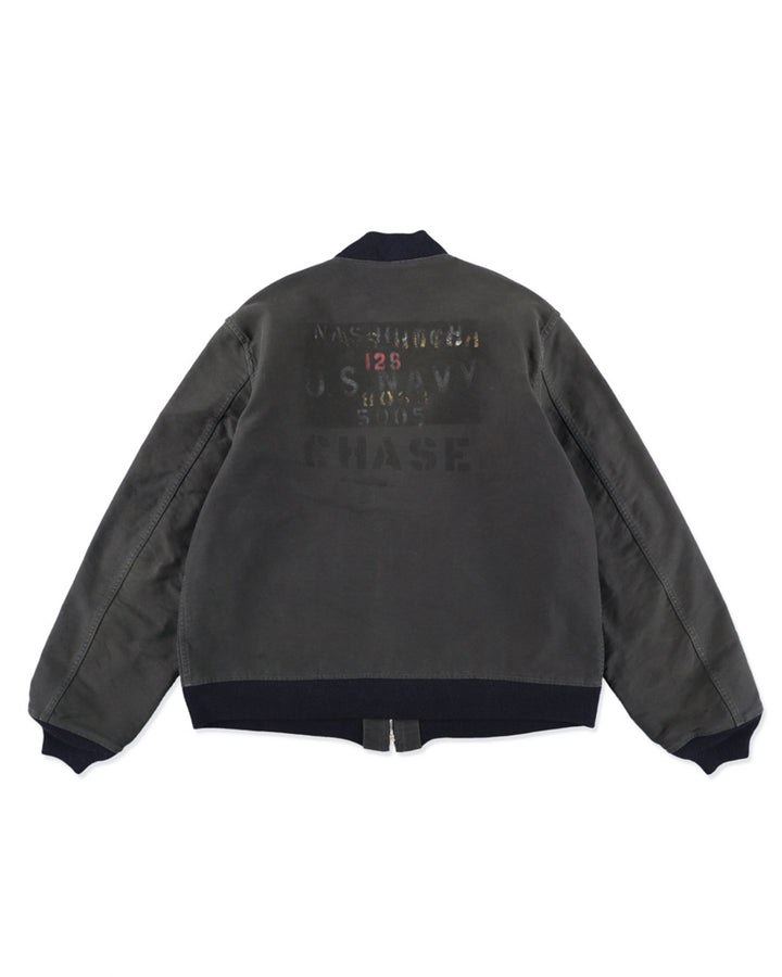 BOWWOW USN DECK ZIP JACKET AGED-NAVY