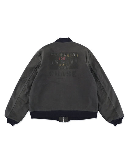 BOWWOW USN DECK ZIP JACKET AGED-NAVY