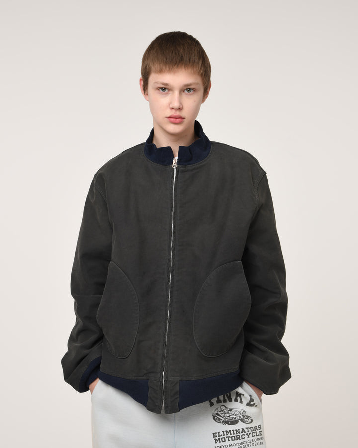 BOWWOW USN DECK ZIP JACKET AGED-NAVY