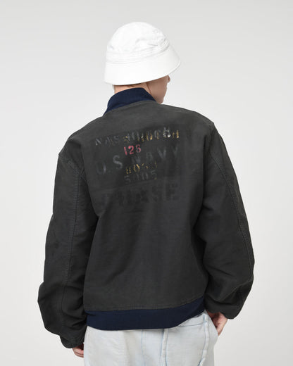 BOWWOW USN DECK ZIP JACKET AGED-NAVY