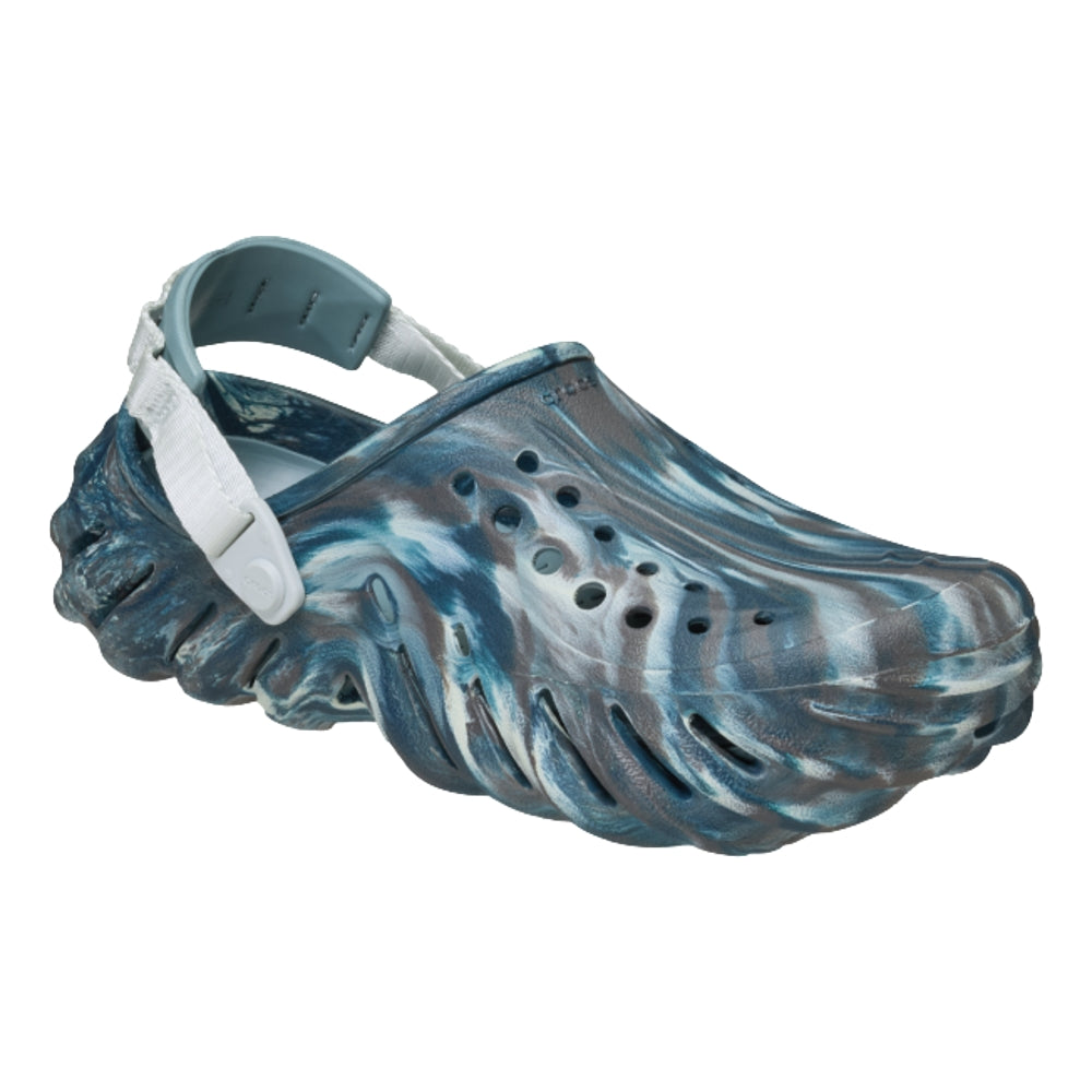 CROCS UNISEX ECHO MARBLED CLOG-BLACK SAND/MULTI
