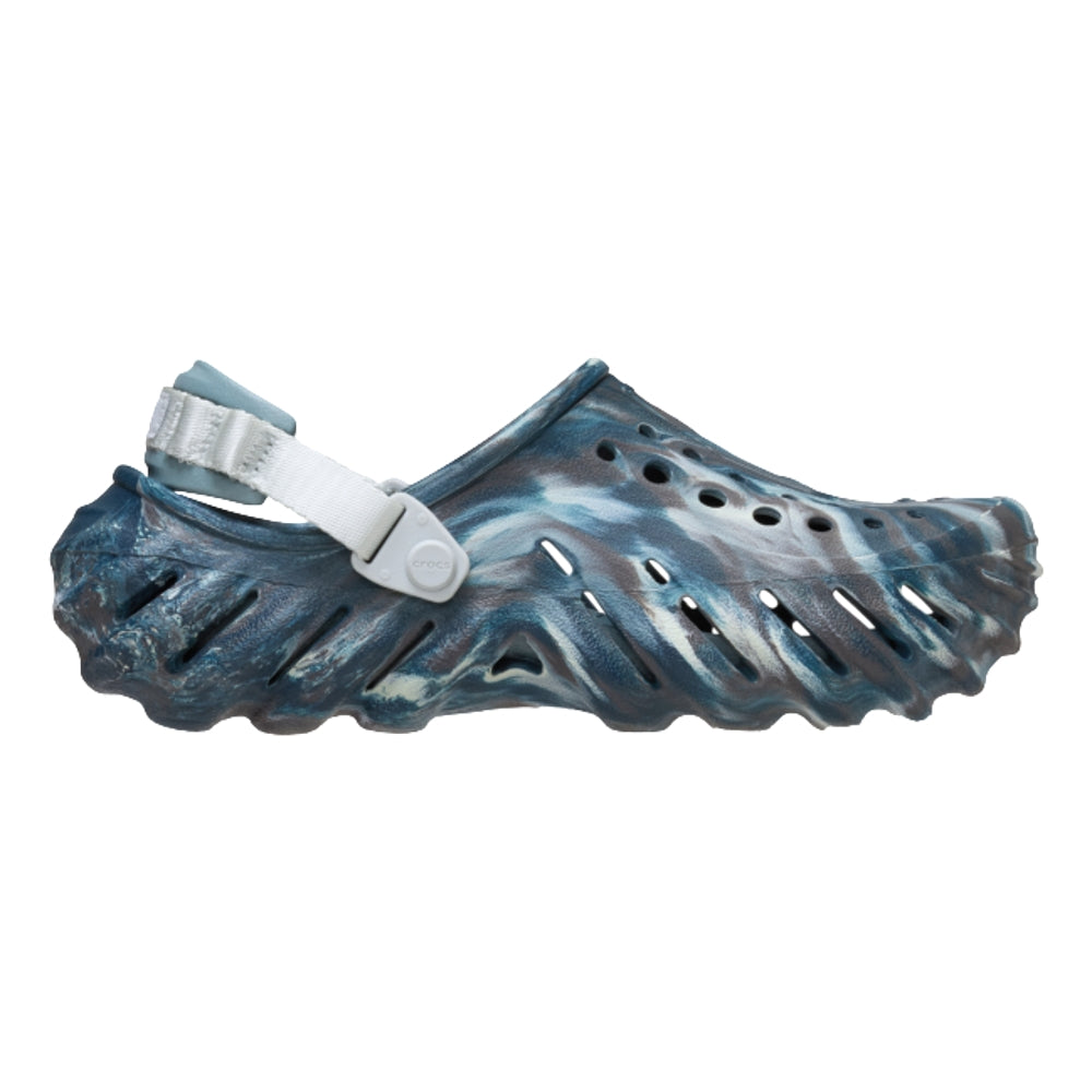 CROCS UNISEX ECHO MARBLED CLOG-BLACK SAND/MULTI
