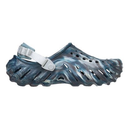 CROCS UNISEX ECHO MARBLED CLOG-BLACK SAND/MULTI