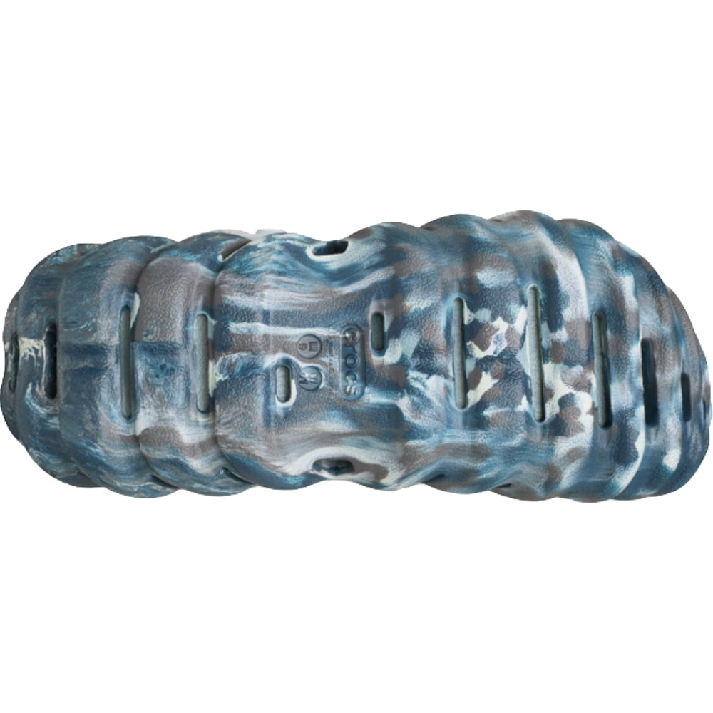 CROCS UNISEX ECHO MARBLED CLOG-BLACK SAND/MULTI