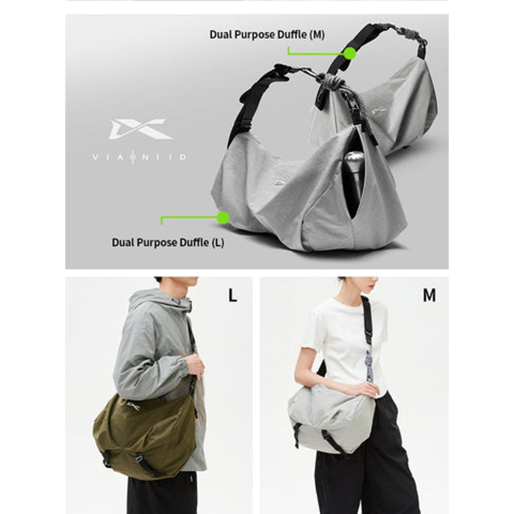 NIID VIA SERIES - MULTI-PURPOSE FITNESS BAG 22L(L SIZE)-LIGHT GREY